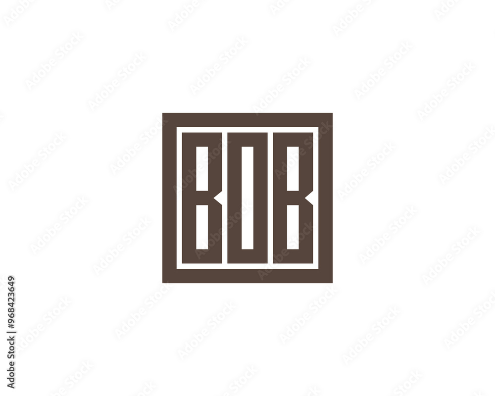 BOB Logo design vector template. BOB BOB Logo design vector template. BOB