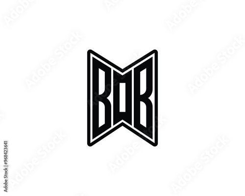 BOB Logo design vector template. BOB