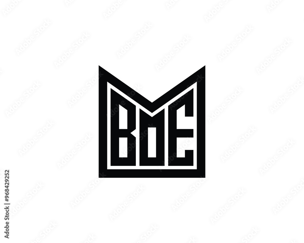 BOE Logo design vector template. BOE BOE Logo design vector template. BOE