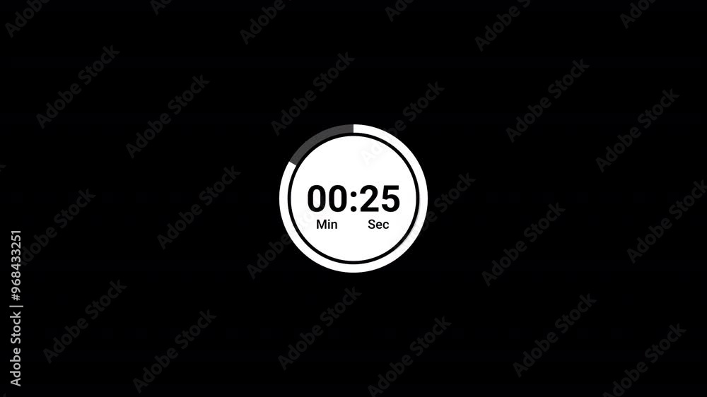 Circle countdown timer thirty seconds animation from 30 to 0 seconds on transparent background with alpha channel, 30 second countdown timer, Countdown video Circle countdown timer thirty seconds animation from 30 to 0 seconds on transparent background with alpha channel, 30 second countdown timer, Countdown video