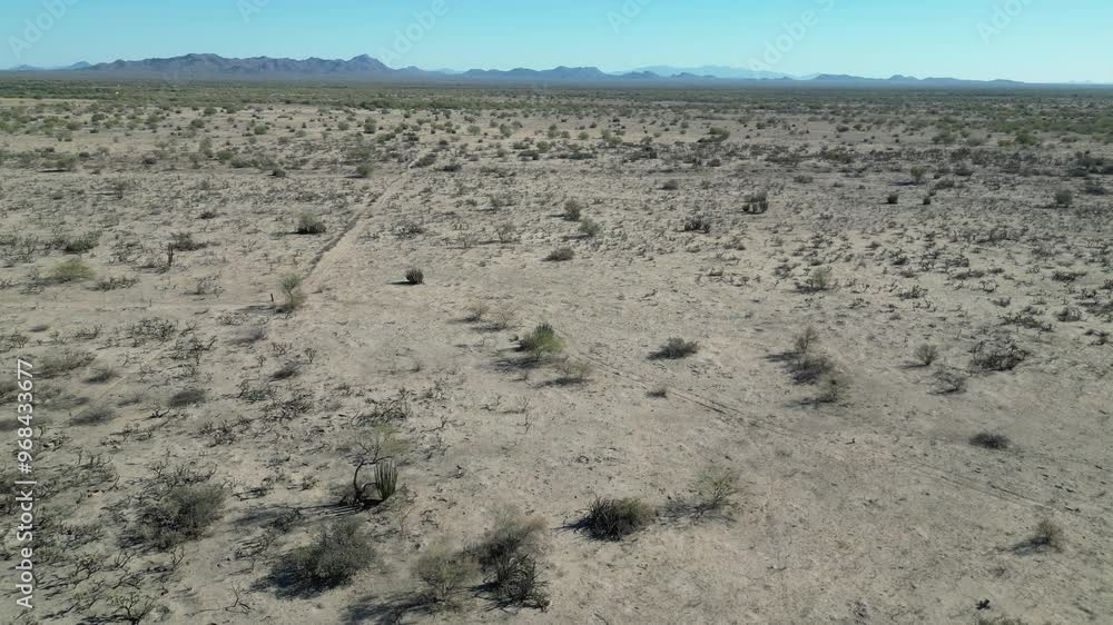 Vista aerea de un arenal en el desierto de méxico, sonora Vista aerea de un arenal en el desierto de méxico, sonora