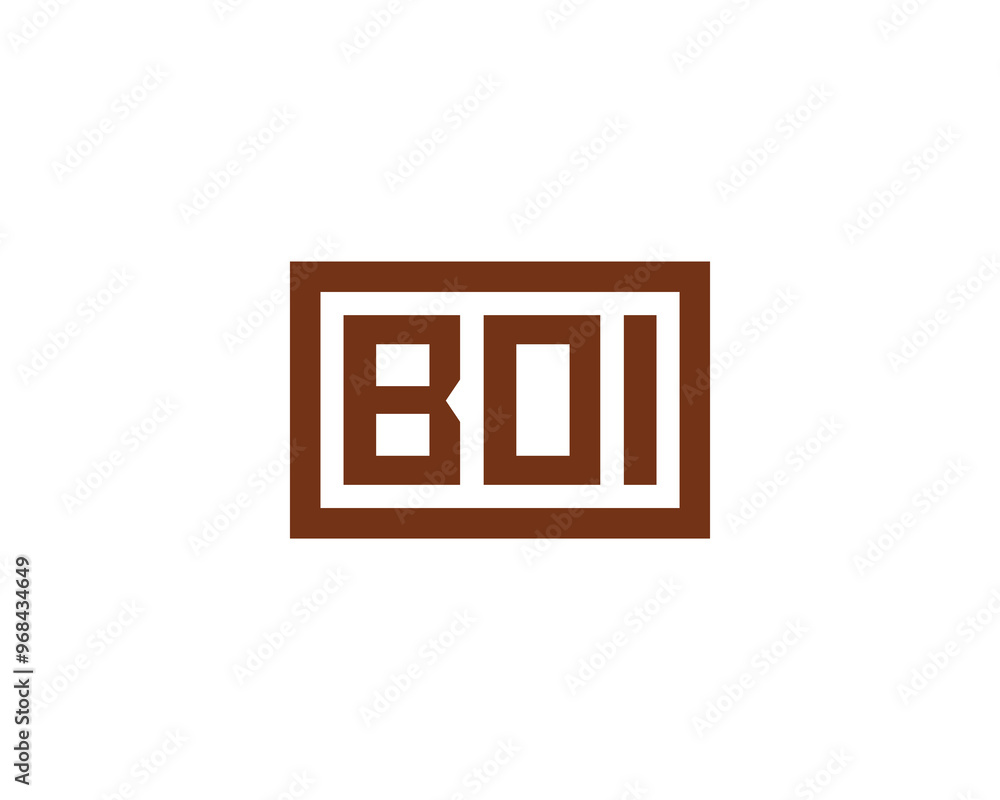 BOI logo design vector template. BOI BOI logo design vector template. BOI
