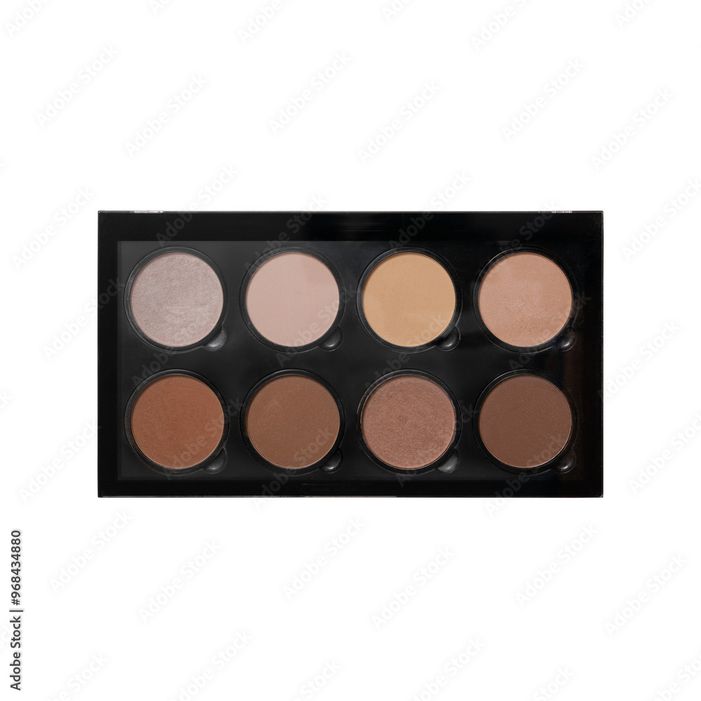 Beautiful eye shadow palette isolated on transparent background. colorful makeup pallet isolated on Professional cosmetic product. Close up view isolated of make up palettes fit for beauty concept. Beautiful eye shadow palette isolated on transparent background. colorful makeup pallet isolated on Professional cosmetic product. Close up view isolated of make up palettes fit for beauty concept.