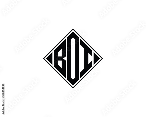 BOI logo design vector template. BOI