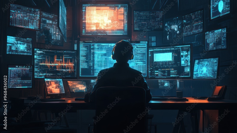 Cybersecurity Analyst at Work Cybersecurity Analyst at Work