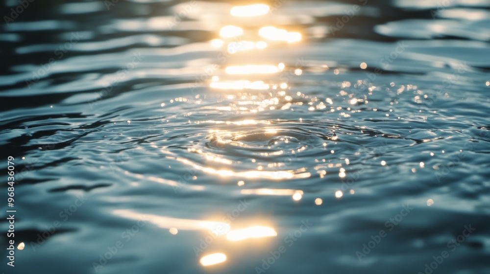 Sunlight Reflecting on Rippling Water Sunlight Reflecting on Rippling Water