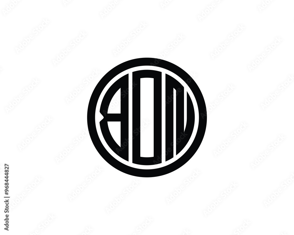 BON logo design vector template. BON BON logo design vector template. BON