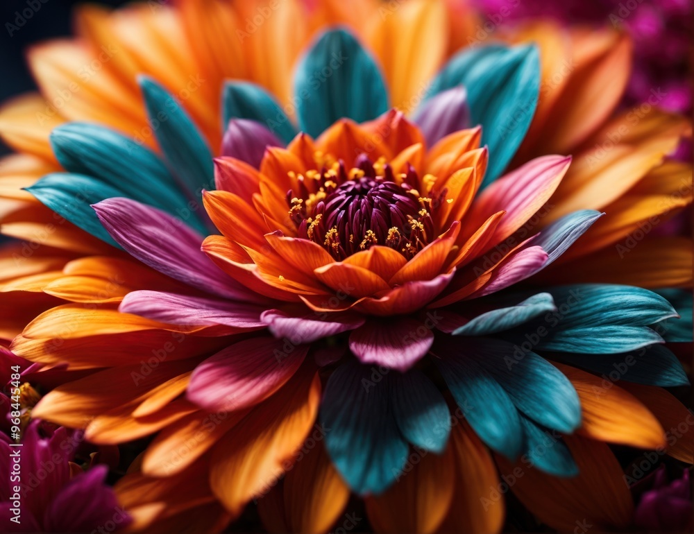 macro closeup photography of vibrant color flower as a creative abstract background macro closeup photography of vibrant color flower as a creative abstract background