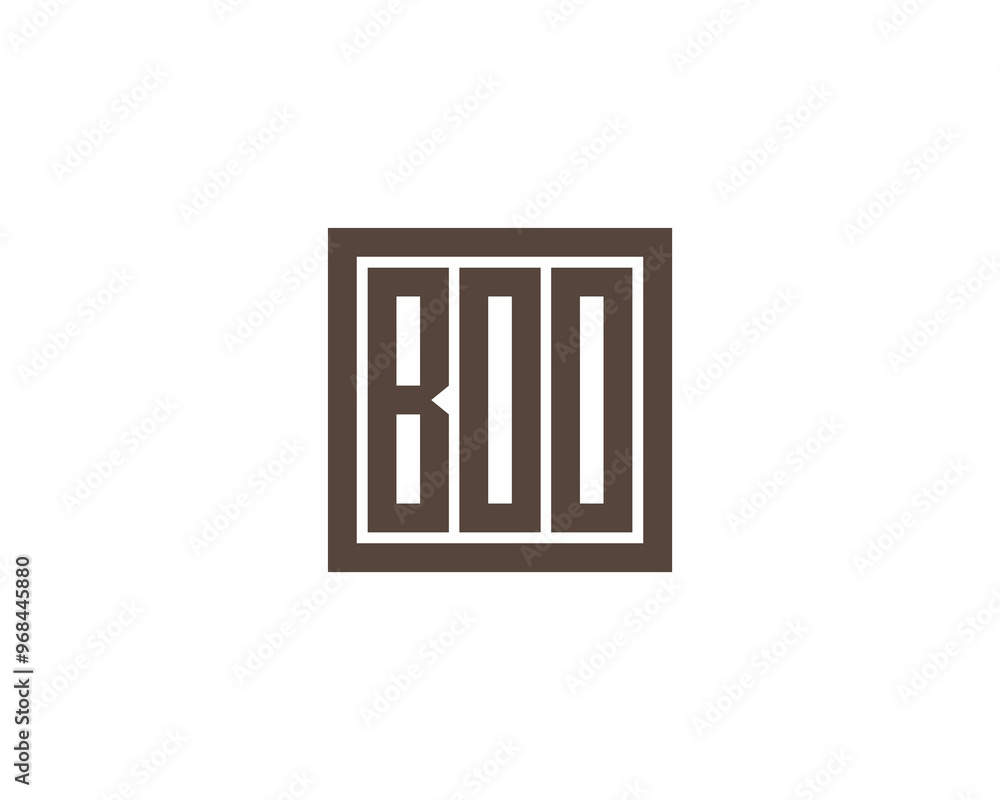 BOO Logo design vector template. BOO BOO Logo design vector template. BOO