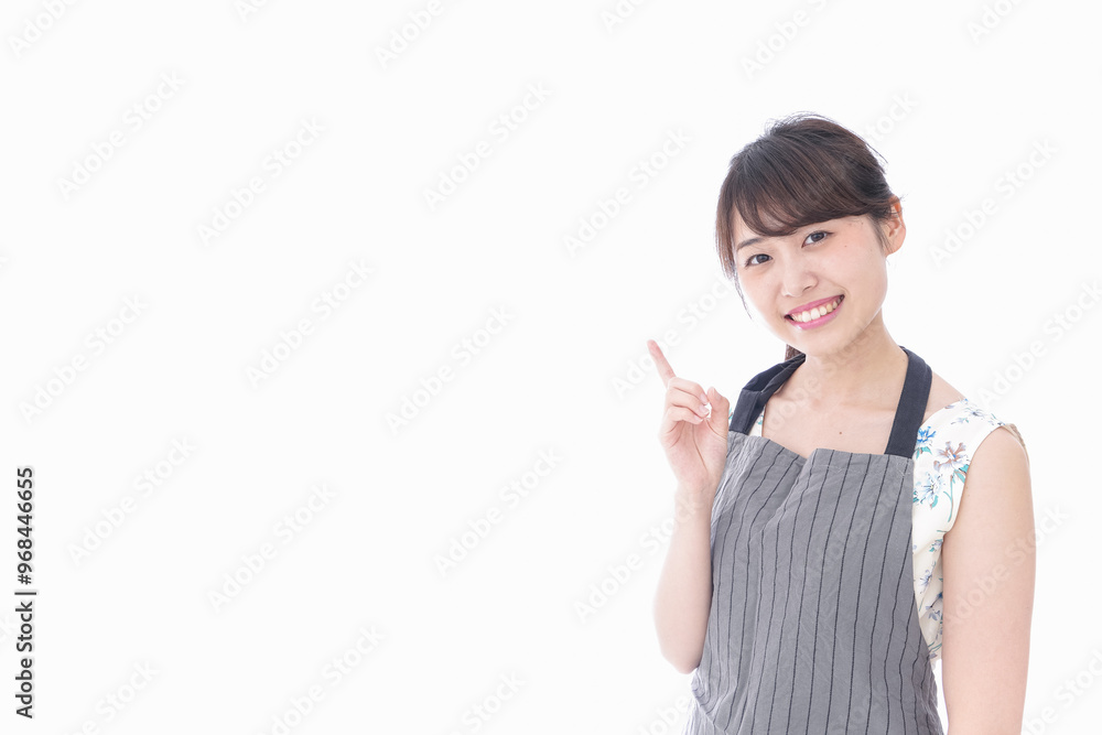案内をするカフェスタッフ 案内をするカフェスタッフ