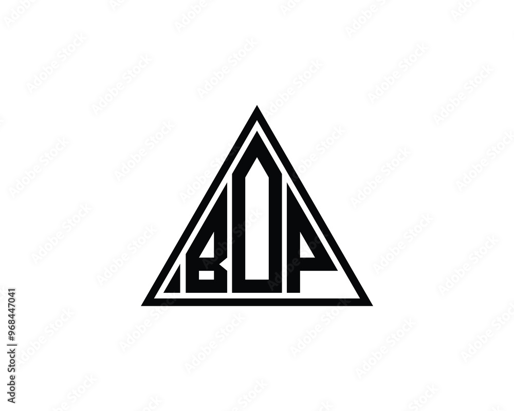 BOP logo design vector template. BOP BOP logo design vector template. BOP