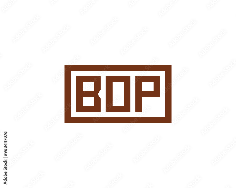 BOP logo design vector template. BOP BOP logo design vector template. BOP