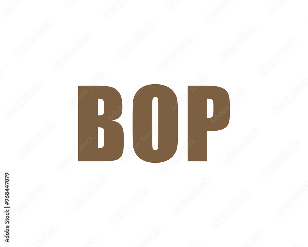BOP logo design vector template. BOP BOP logo design vector template. BOP
