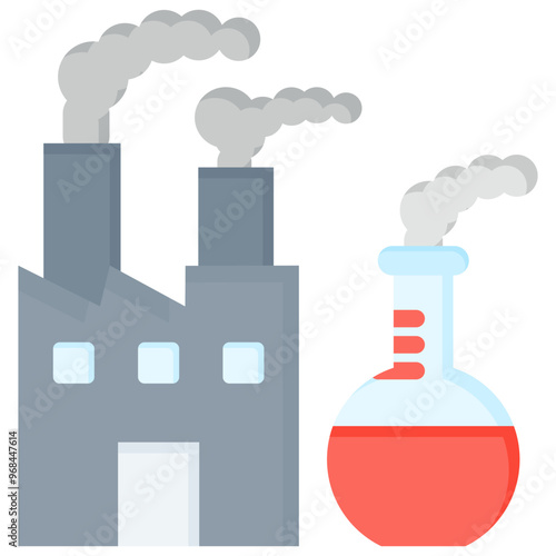 Chemical Pollution Icon