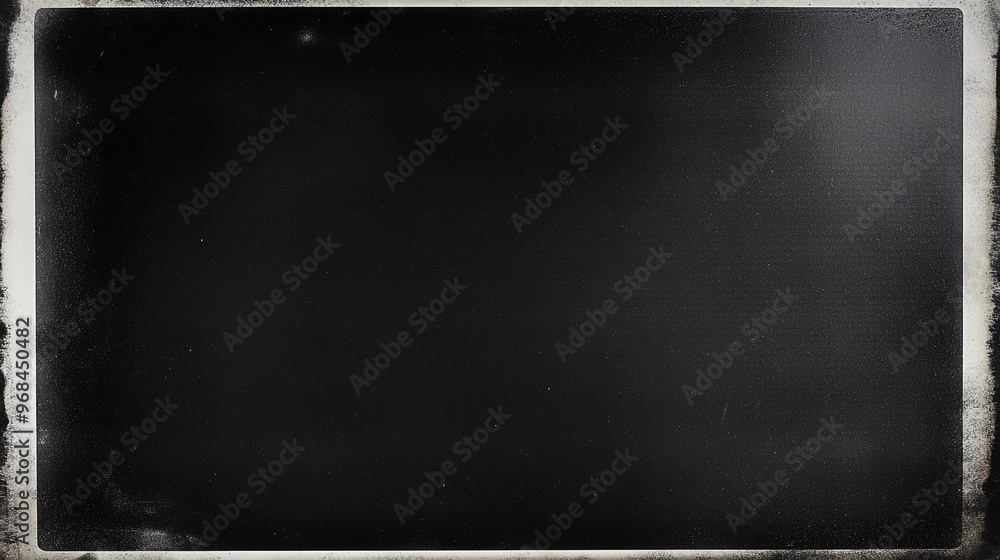 Fototapeta premium Old black and white film negative texture background with dust scratches and grunge dreamy vintage video tape overlay with film light leaks texture 