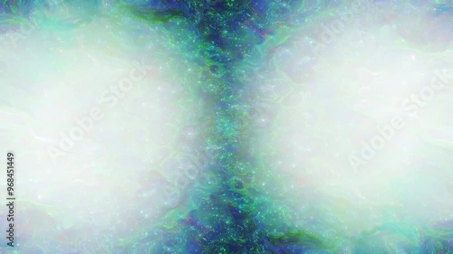 Abstract motion background shining colorful particles.Seamless 4K loop video.
