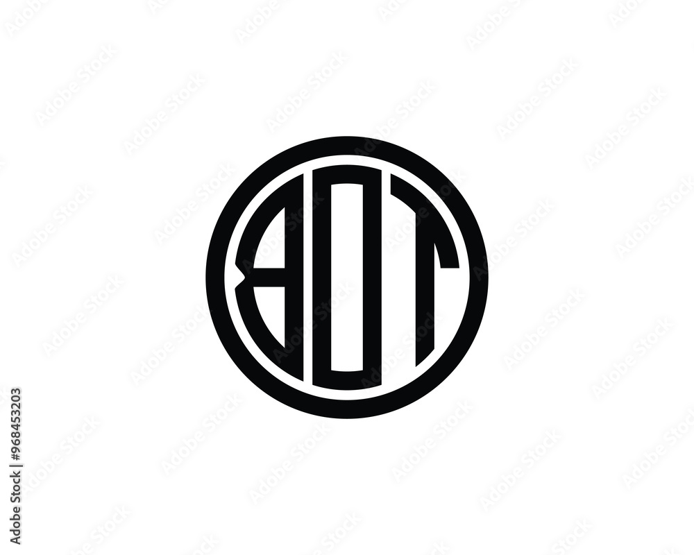BOT logo design vector template. BOT