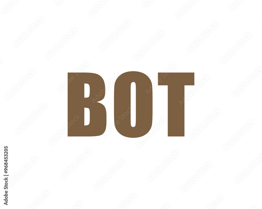 BOT logo design vector template. BOT BOT logo design vector template. BOT