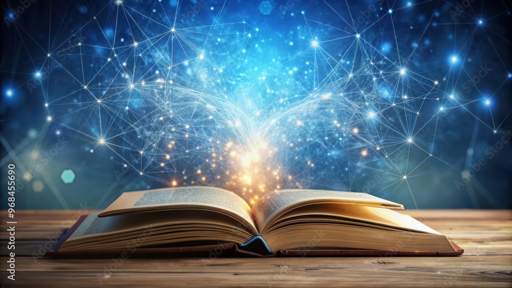Abstract image representing the concept of knowledge, learning, education, wisdom, intelligence, discovery Abstract image representing the concept of knowledge, learning, education, wisdom, intelligence, discovery