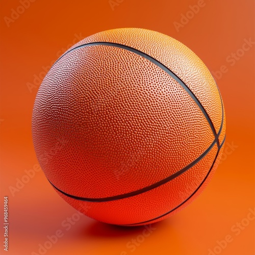 Orange Basketball photo