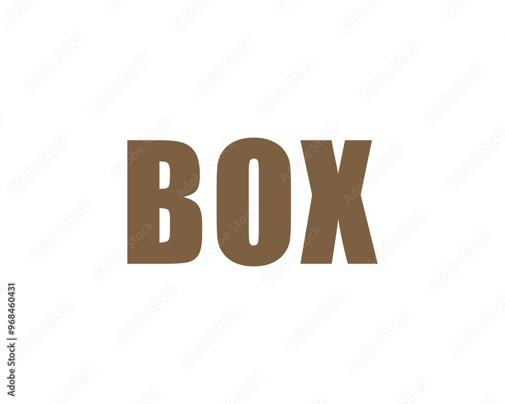 BOX logo design vector template. BOX BOX logo design vector template. BOX