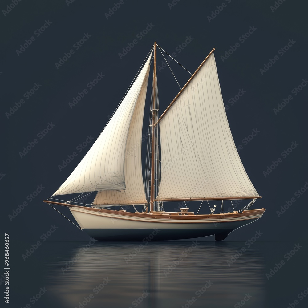 Obraz premium Sailboat on Water