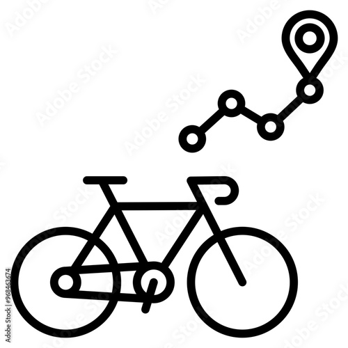 Cycle Route icon