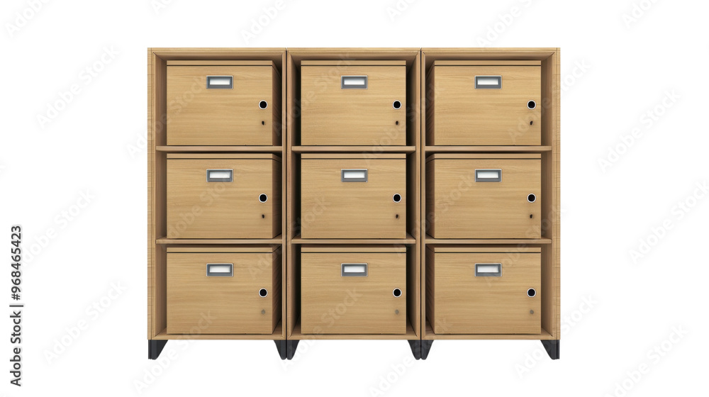 Filing cabinet on transparent background Filing cabinet on transparent background