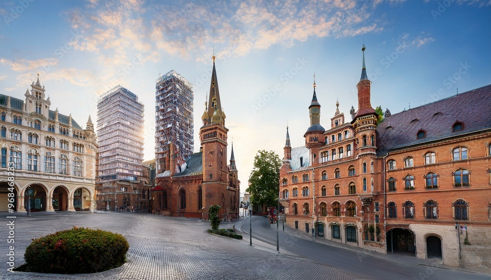 Fototapeta premium old town square