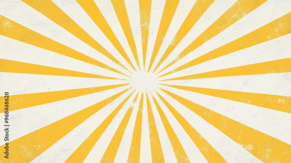 Obraz premium Bright yellow bursts radiate a fun, retro vibe, perfect for summer designs and adding warmth to any project.