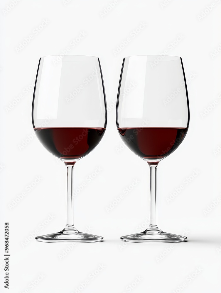 This elegant set of two wine glasses is perfect for sharing a special bottle of wine with your loved one. The glasses are made of high-quality crystal and feature a unique design that makes them both This elegant set of two wine glasses is perfect for sharing a special bottle of wine with your loved one. The glasses are made of high-quality crystal and feature a unique design that makes them both