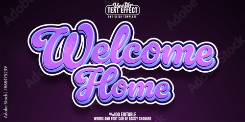 Poster editable text effect, customizable design and print 3d font style
