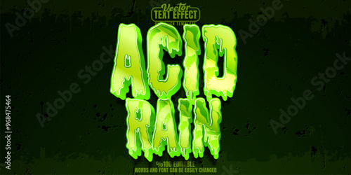 Acid editable text effect, customizable trippy and psychedelic 3d font style