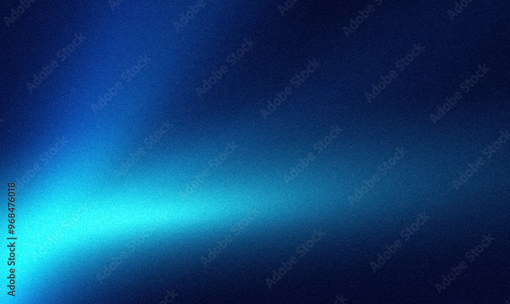 Abstract smooth blue color wave on black background, grainy noisy banner backdrop design Abstract smooth blue color wave on black background, grainy noisy banner backdrop design