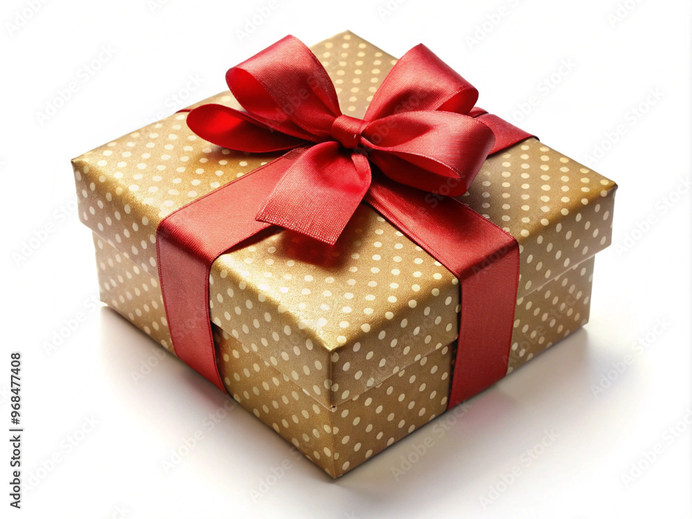 Obraz premium gift box with ribbon