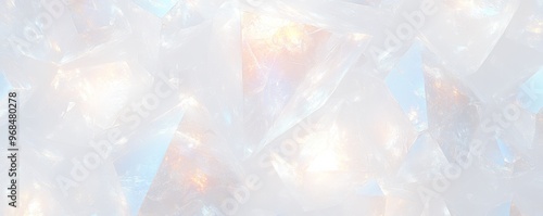 透明できらめくクリスタルの背景