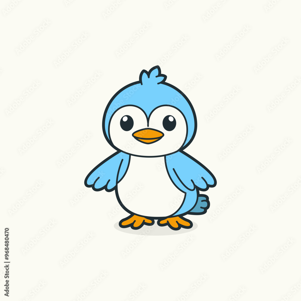 Obraz premium Cartoon Bird Vector