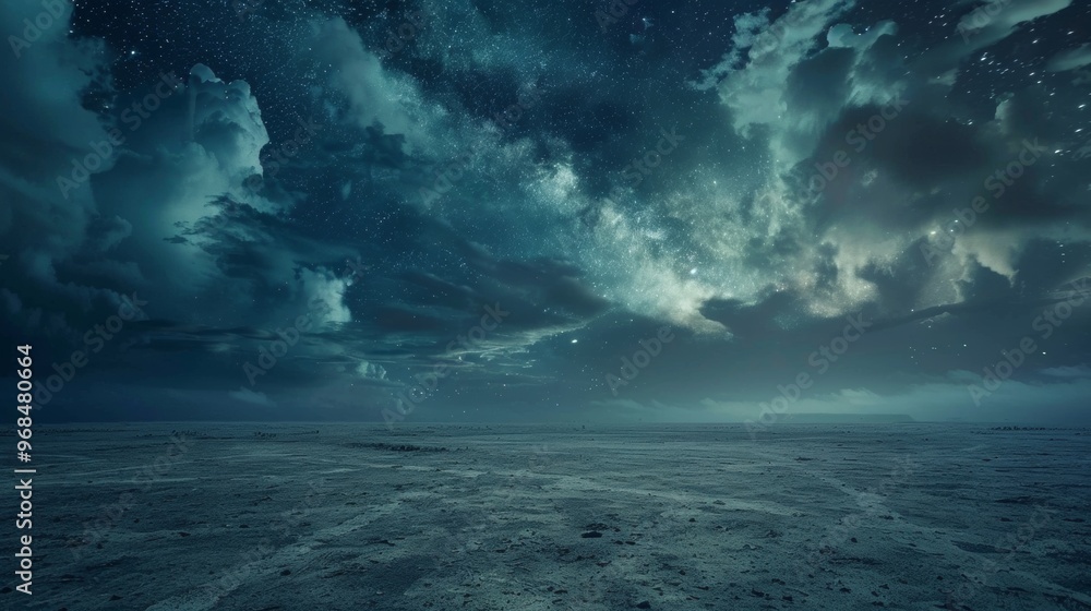 Fototapeta premium dark sky with black clouds