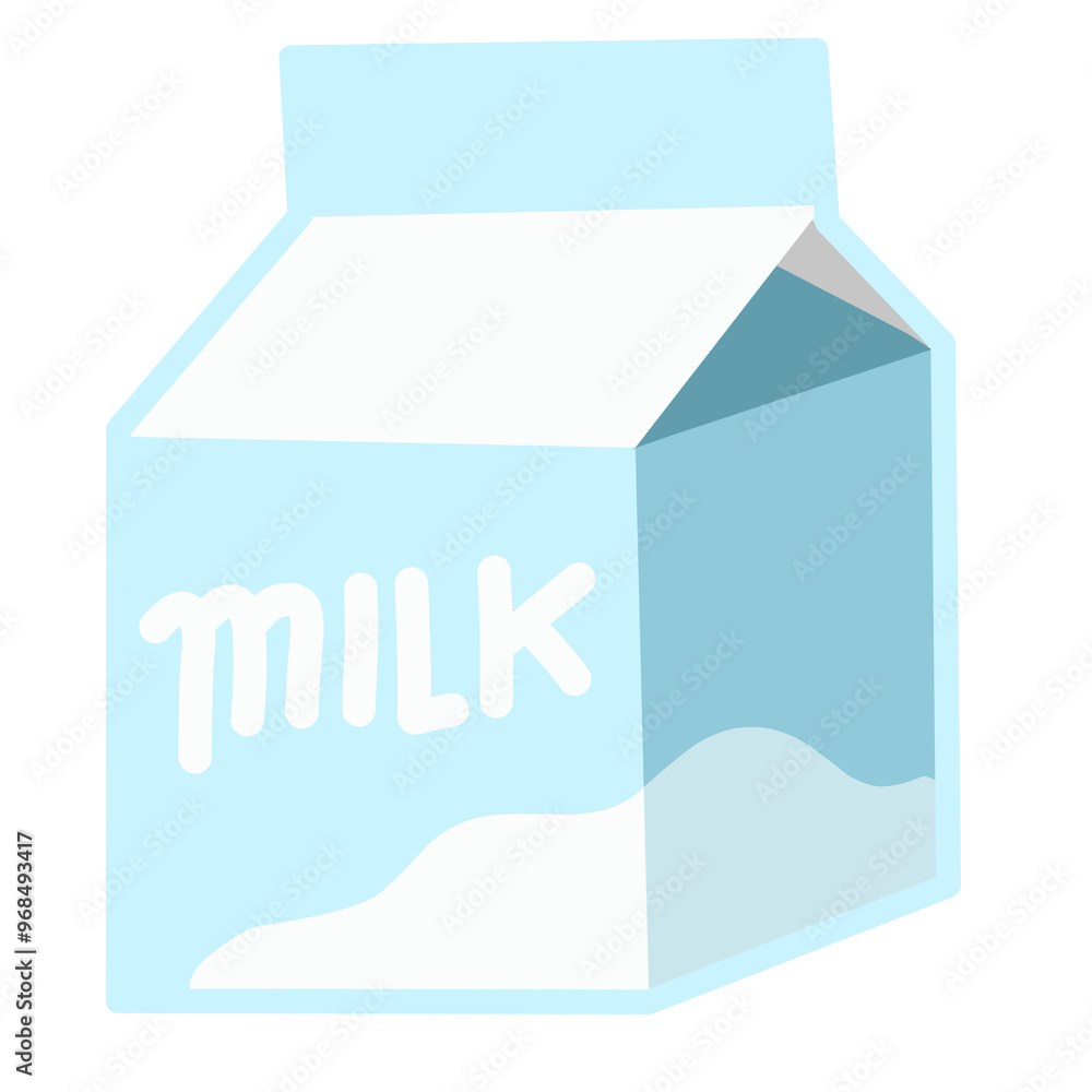 Naklejka premium milk carton boxes