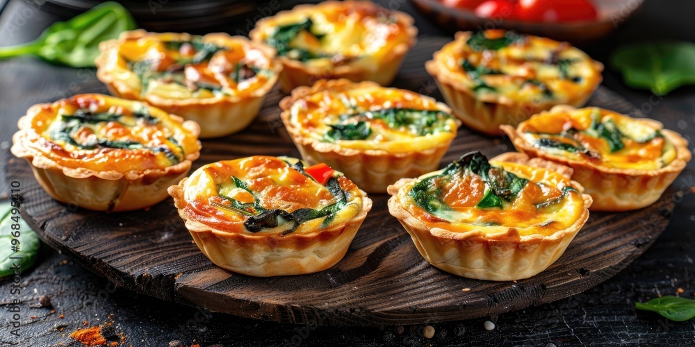 Spinach Mini Quiches for an Easter Brunch Spinach Mini Quiches for an Easter Brunch