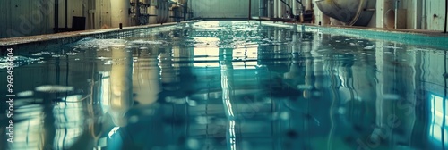 Lithium mining brine pool