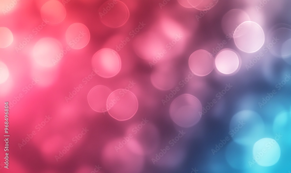 Blurred, defocused background with beautiful blue and pink bokeh Blurred, defocused background with beautiful blue and pink bokeh