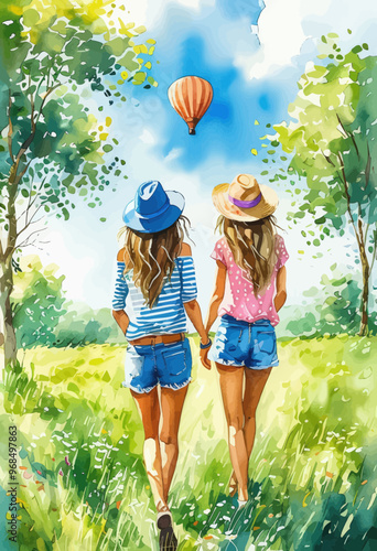 Friendly Stroll in the Park