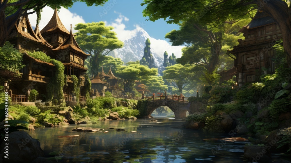 Naklejka premium Thai Environment Day, December 4, Generative AI