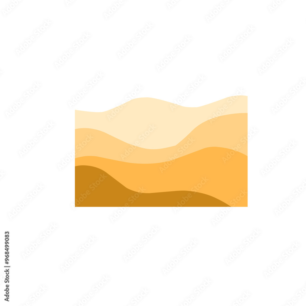 Obraz premium desert sand background illustration