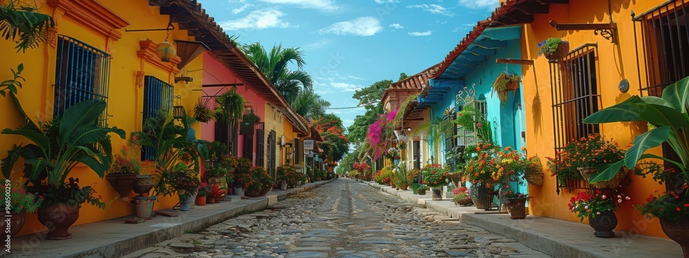 Obraz premium Vigan Heritage City: A colonial-era city with well-preserved Spanish architecture.