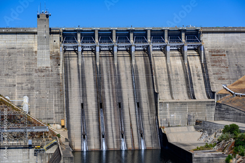 Wallpaper Mural Folsom Dam - Spillway detail with gates Torontodigital.ca
