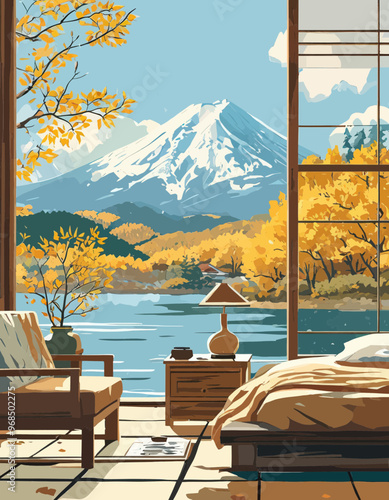 Serene View of a Mountain Lake