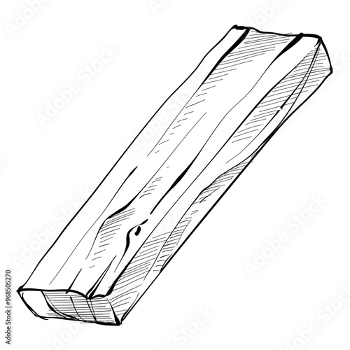 wood handdrawn illustration