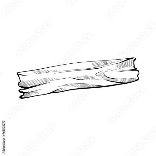 wood handdrawn illustration